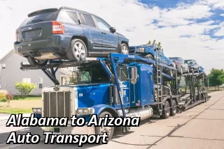 Alabama to Arizona Auto Transport
