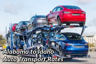 Alabama to Idaho Auto Transport Rates
