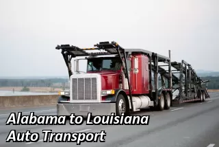 Alabama to Louisiana Auto Transport