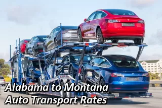 Alabama to Montana Auto Transport Rates