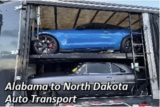 Alabama to North Dakota Auto Transport