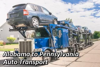 Alabama to Pennsylvania Auto Transport
