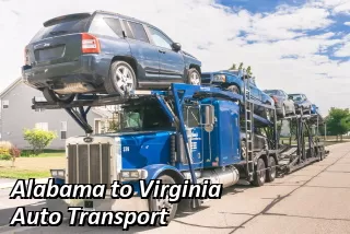 Alabama to Virginia Auto Transport