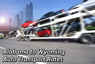 Alabama to Wyoming Auto Transport Rates