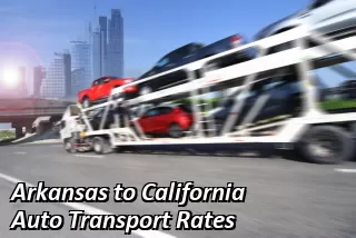 Arkansas to California Auto Transport Rates