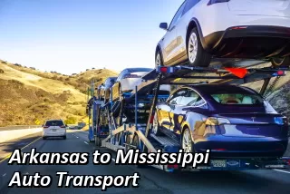 Arkansas to Mississippi Auto Transport