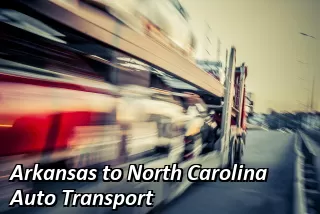 Arkansas to North Carolina Auto Transport