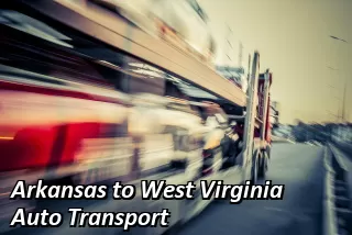 Arkansas to West Virginia Auto Transport
