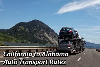 California to Alabama Auto Transport Rates