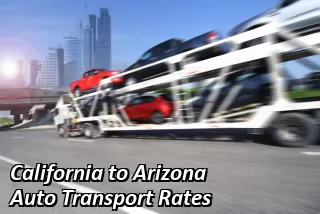 California to Arizona Auto Transport Rates