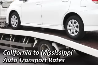 California to Mississippi Auto Transport Rates