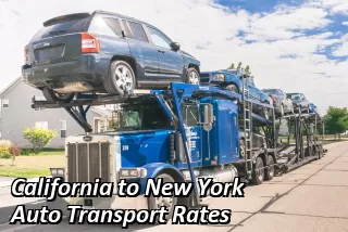 California to New York Auto Transport Rates