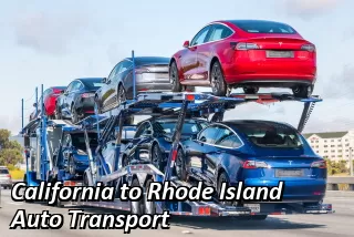 California to Rhode Island Auto Transport