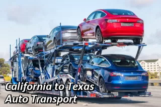 California to Texas Auto Transport