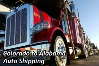 Colorado to Alabama Auto Transport