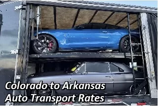 Colorado to Arkansas Auto Transport Rates