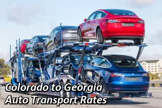 Colorado to Georgia Auto Transport Rates