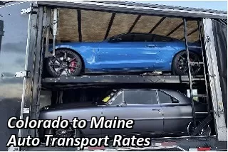 Colorado to Maine Auto Transport Rates