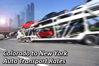 Colorado to New York Auto Transport Rates