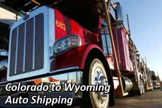 Colorado to Wyoming Auto Transport