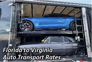 Florida to Virginia Auto Transport Rates