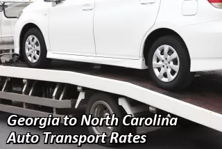 Georgia to North Carolina Auto Transport Shipping
