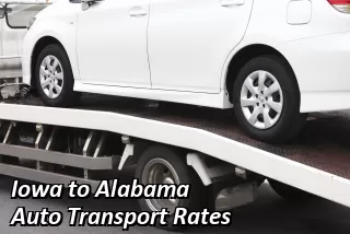 Iowa to Alabama Auto Transport Rates