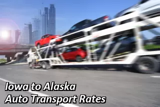 Iowa to Alaska Auto Transport Rates