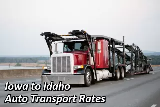 Iowa to Idaho Auto Transport Rates