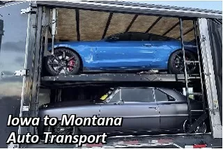 Iowa to Montana Auto Transport