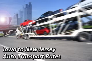 Iowa to New Jersey Auto Transport Rates