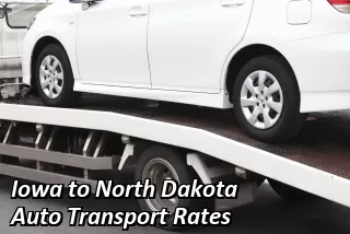 Iowa to North Dakota Auto Transport Rates