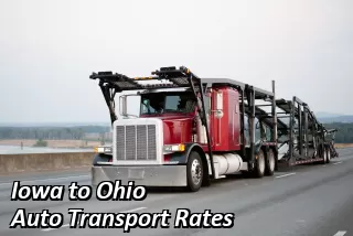 Iowa to Ohio Auto Transport Rates