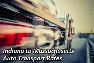 Indiana to Massachusetts Auto Transport Rates