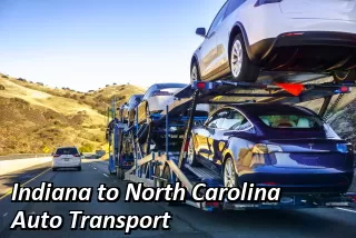 Indiana to North Carolina Auto Transport