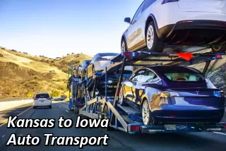 Kansas to Iowa Auto Transport
