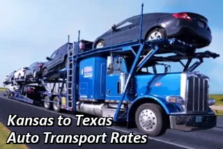 Kansas to Texas Auto Transport Rates