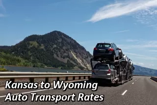 Kansas to Wyoming Auto Transport Rates