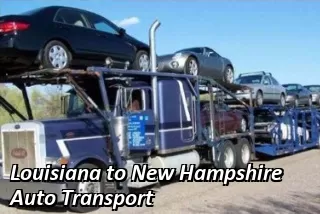 Louisiana to New Hampshire Auto Transport
