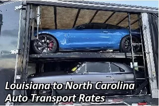 Louisiana to North Carolina Auto Transport Rates