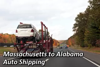 Massachusetts to Alabama Auto Shipping