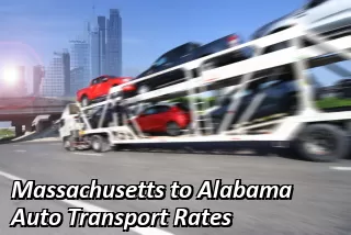 Massachusetts to Alabama Auto Transport Rates