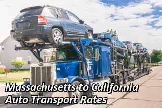 Massachusetts to California Auto Transport Rates