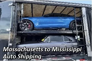 Massachusetts to Mississippi Auto Shipping