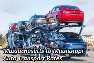 Massachusetts to Mississippi Auto Transport Rates