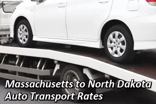 Massachusetts to North Dakota Auto Transport Rates
