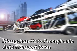 Massachusetts to Pennsylvania Auto Transport Rates