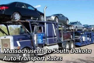 Massachusetts to South Dakota Auto Transport Rates