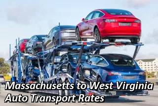 Massachusetts to West Virginia Auto Transport Rates