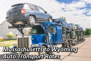 Massachusetts to Wyoming Auto Transport Rates